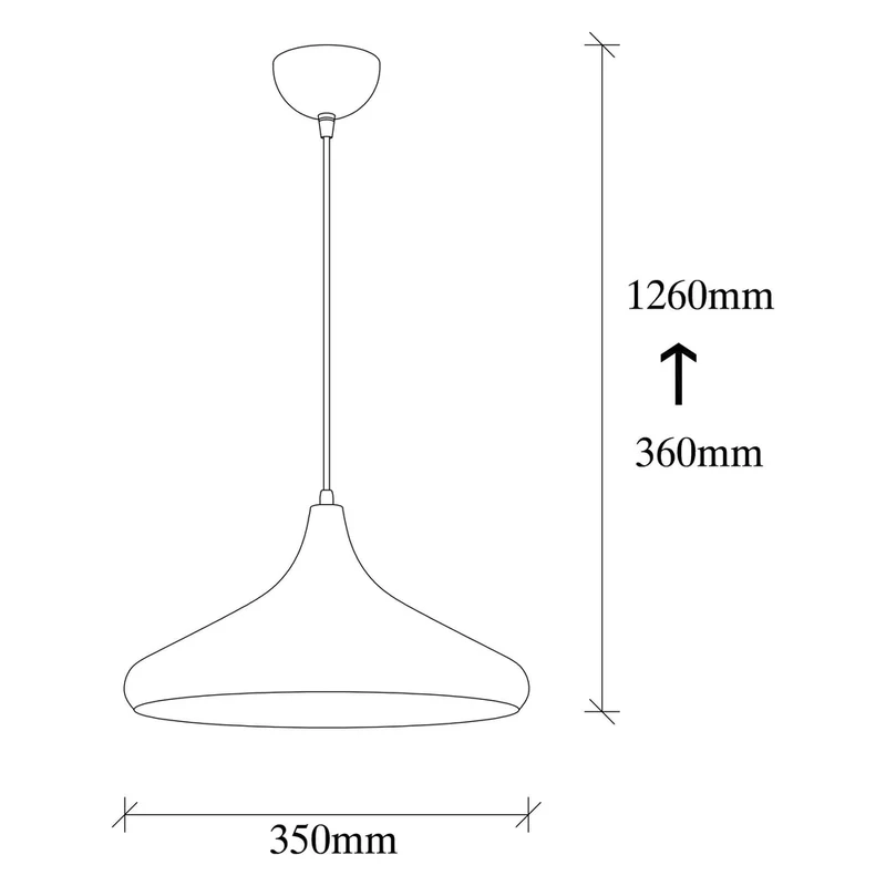 Lampe Suspendu Noir