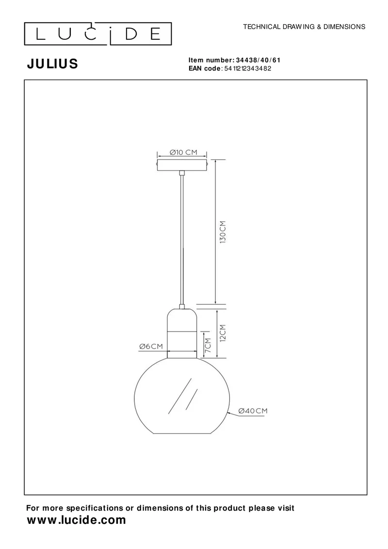 Boule Luminaire Suspension