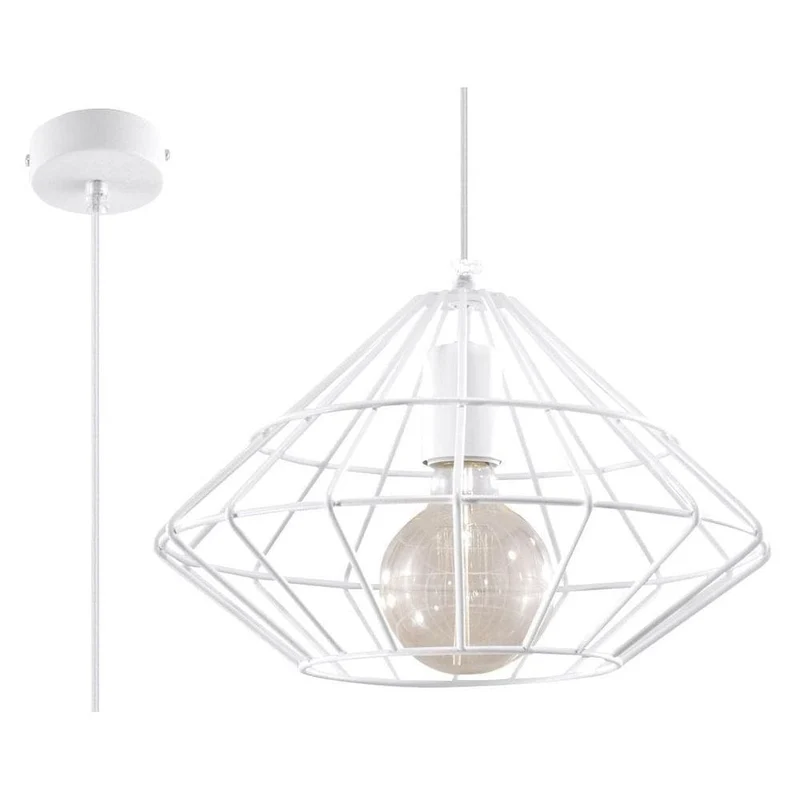 Suspension Fil Blanc