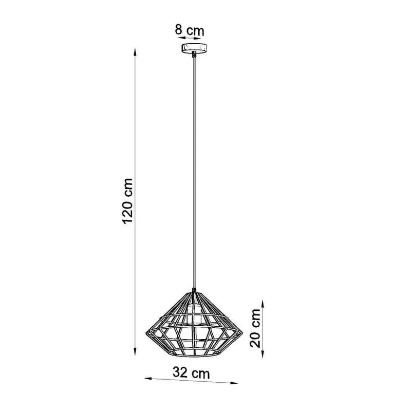 Suspension Fil Blanc