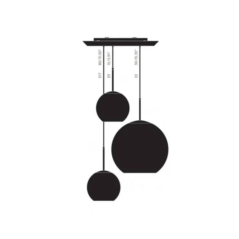 Tom Dixon Copper LED Chandelier