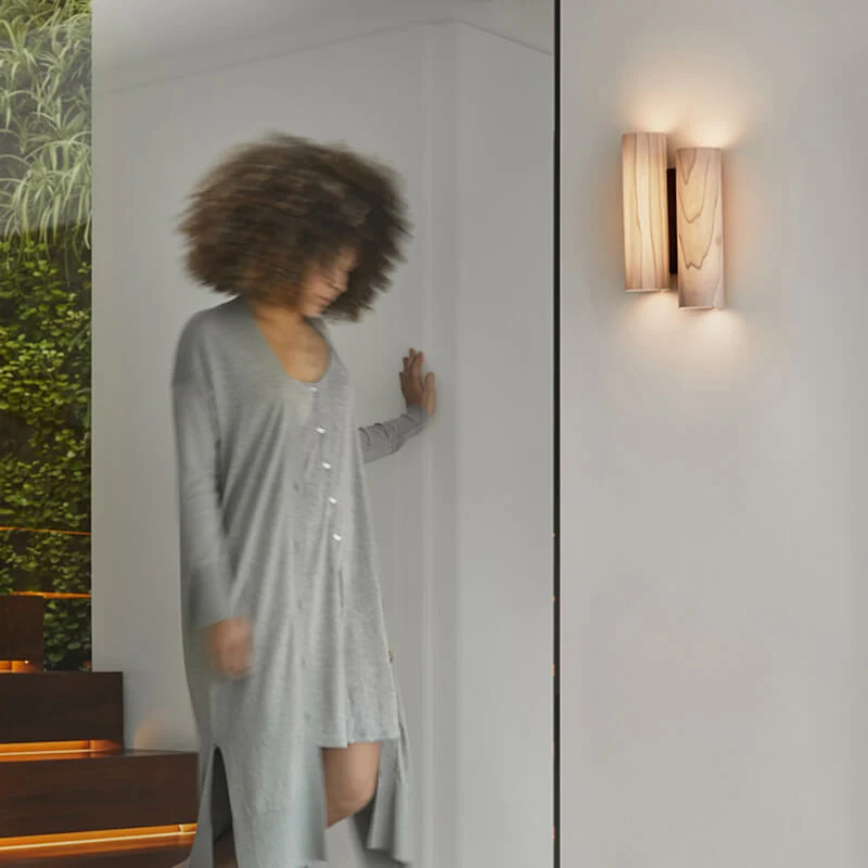 LZF Black Note Duplet LED Wall Lamp