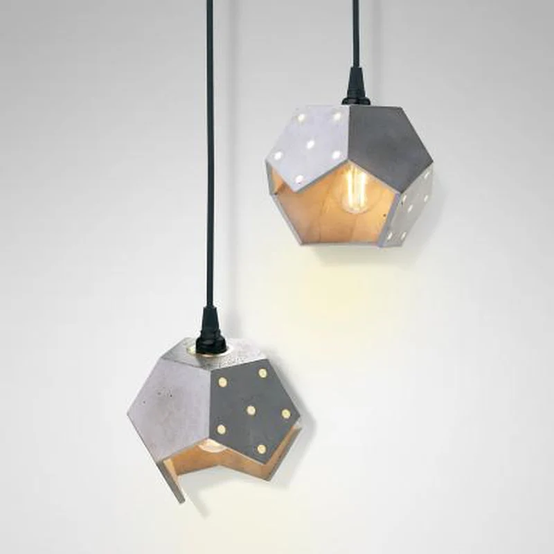 Suspension Luminaire Ciment