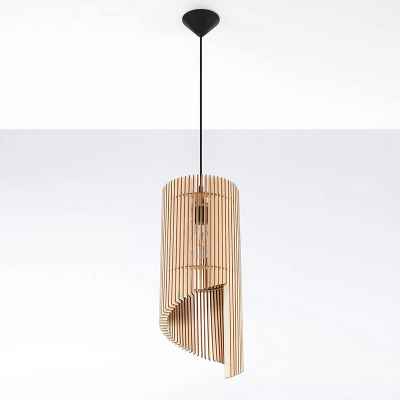 Suspension Bois Naturel