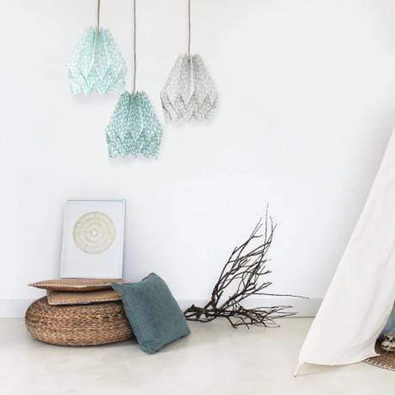 Suspension Luminaire Bleu Lagon