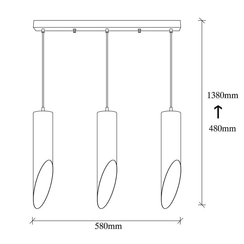 Suspension 3 Lampes