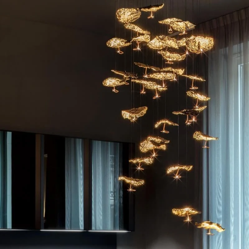 Catellani & Smith Gold Moon Chandelier