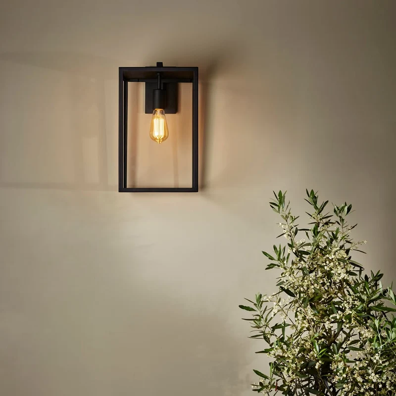 Astro Box Lantern Outdoor Wall Lamp