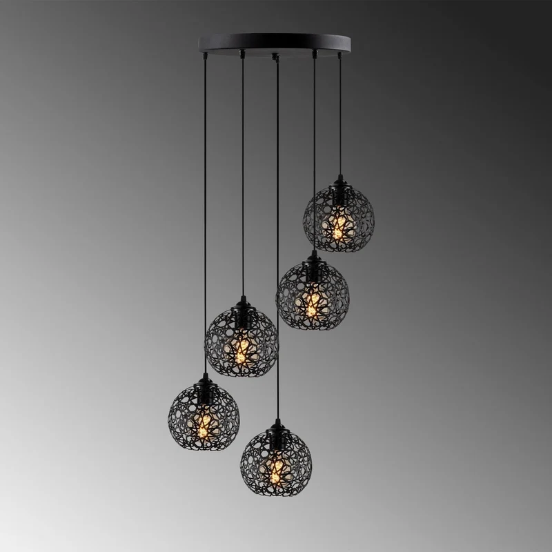 Cable Suspension Luminaire Noir