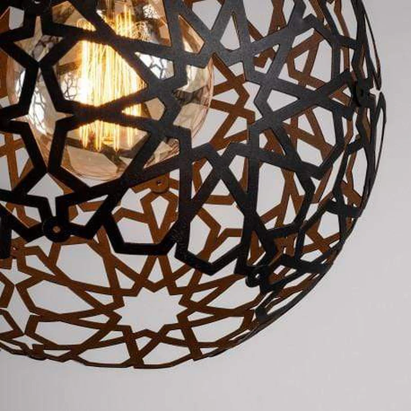 Suspension Luminaire Noir Metal