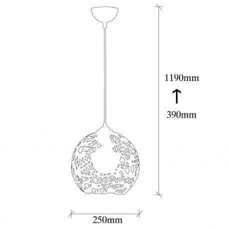 Suspension Luminaire Noir Metal