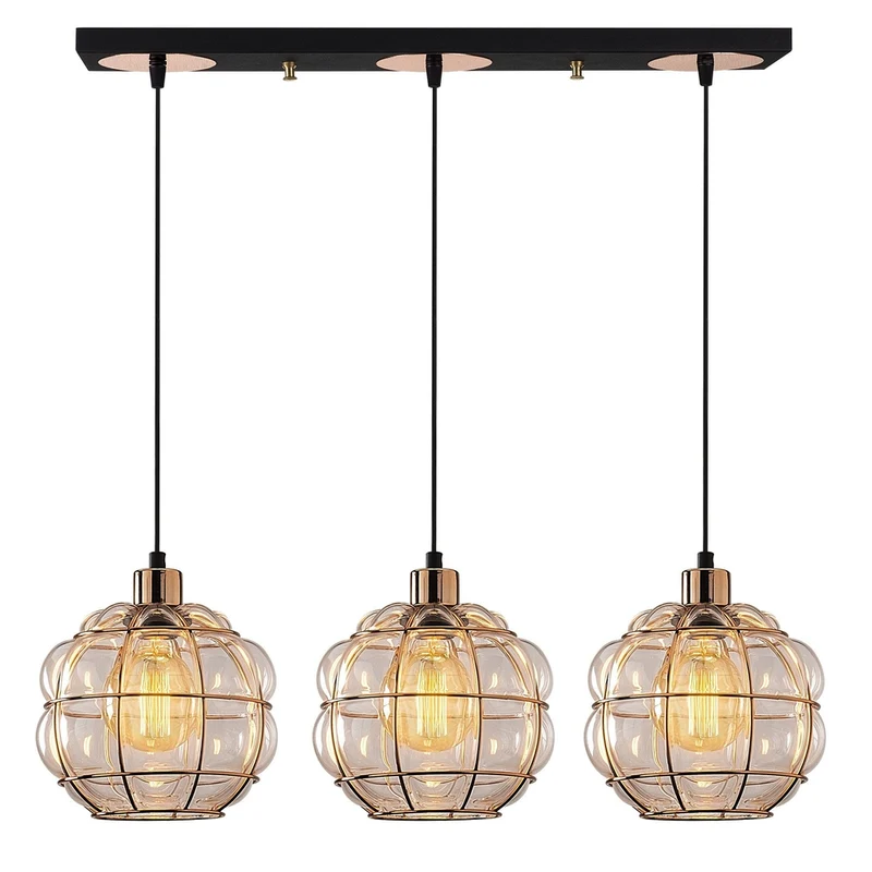 Suspension Verre Cuivre