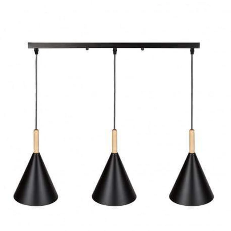 Suspension Bois Et Metal
