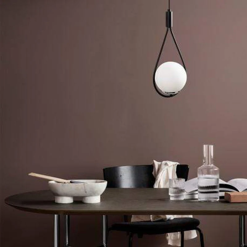 Suspension Boule Et Metal