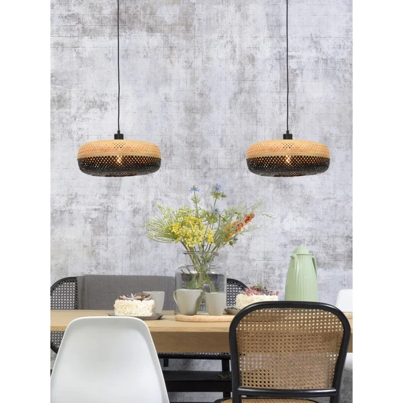 Lampe Suspension Rotin