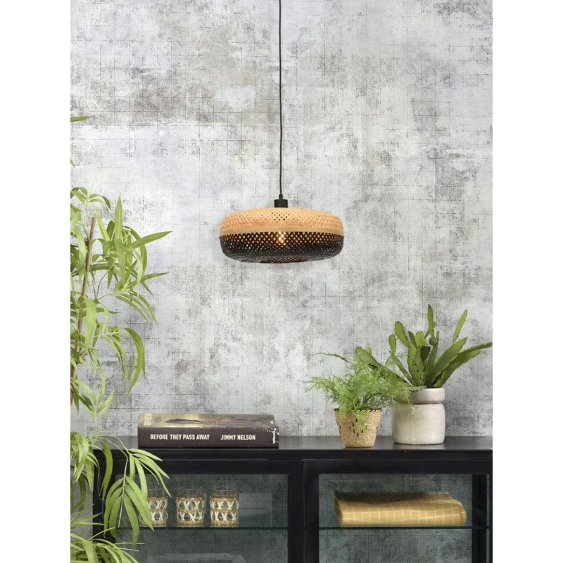 Lampe Suspension Rotin