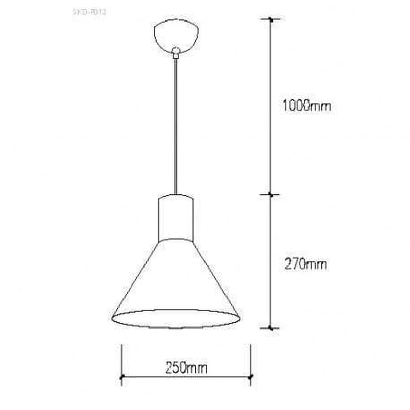 Lampe Suspendue Noire