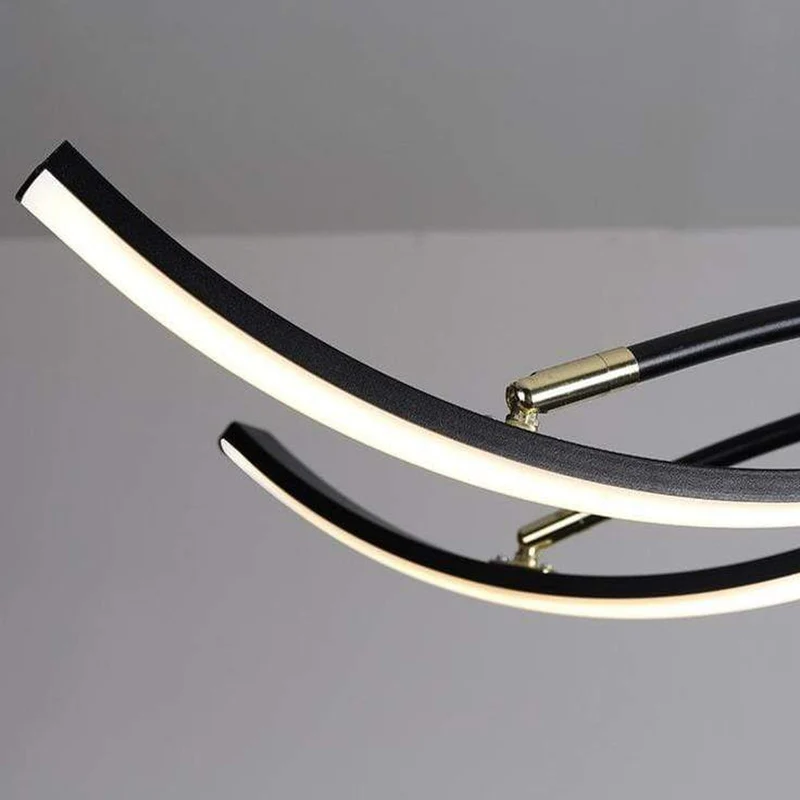 Grand Lustre Metal Noir