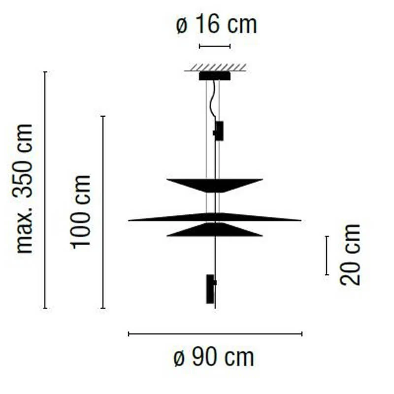 Vibia Flamingo 1530 Suspension