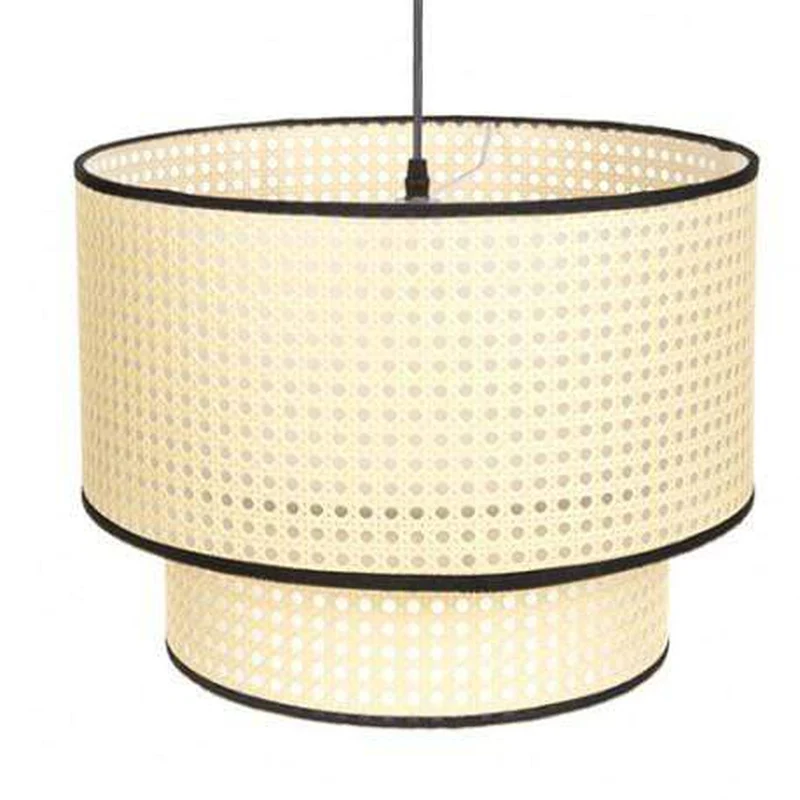 Lampe En Rotin Suspendu