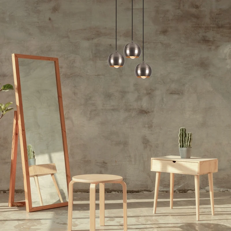 Suspension Metal Argente