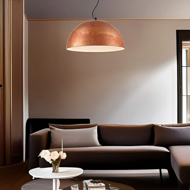 Luminaire Effet Rouille