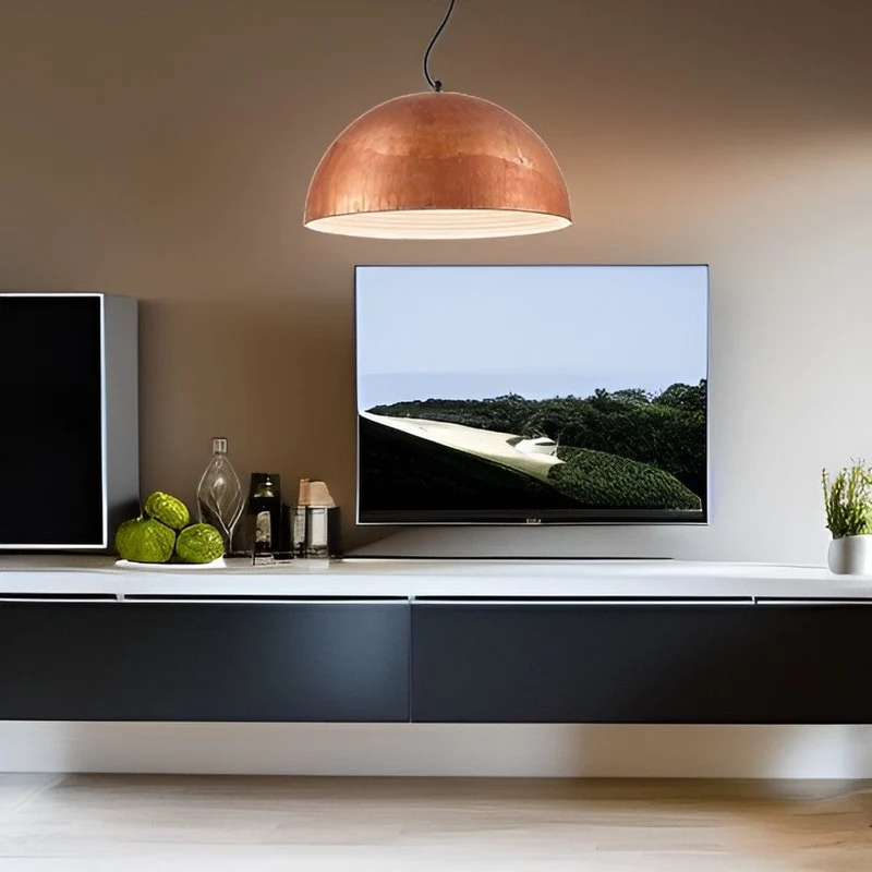 Luminaire Effet Rouille