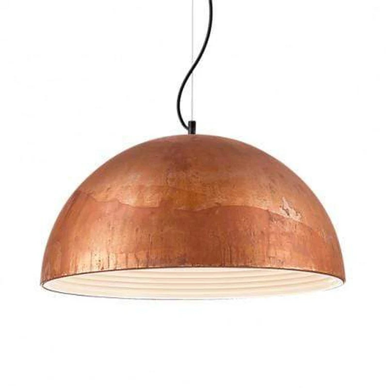 Luminaire Effet Rouille