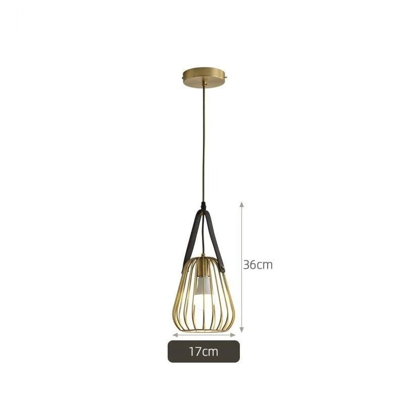 Suspension Dorée Design