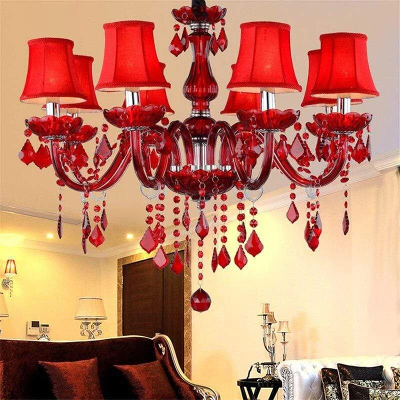 Lustre Cristal Rouge
