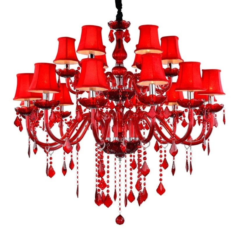 Lustre Cristal Rouge