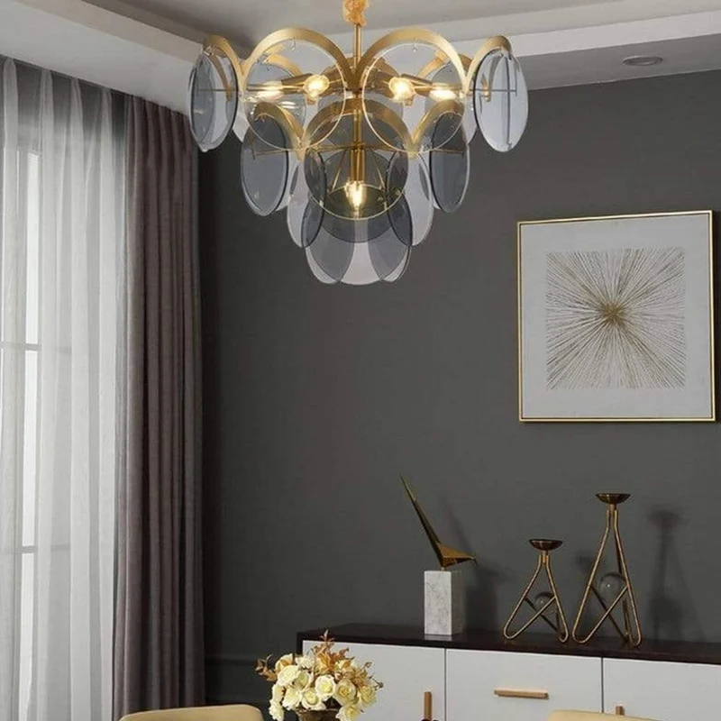 Lustre Industriel Verre