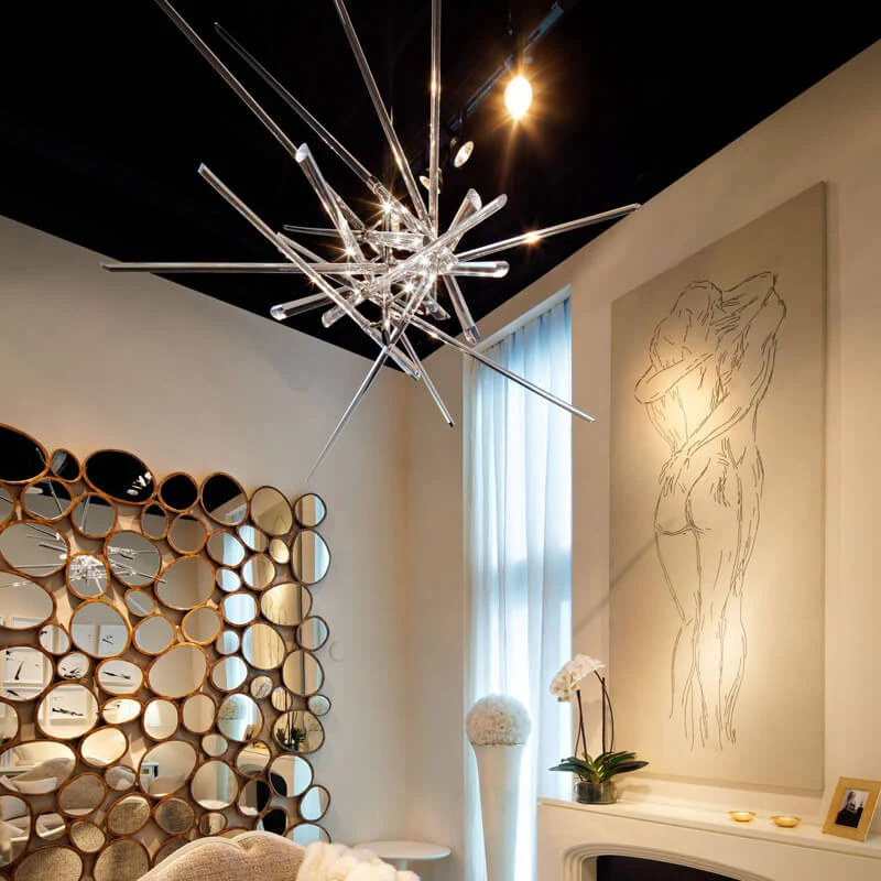 Lasvit And Why Not! Sculpture Chandelier