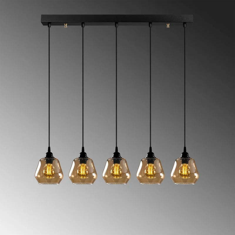 Suspension Luminaire Noire Design