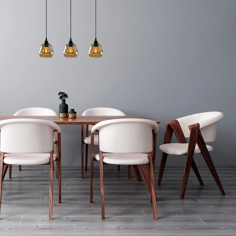 Suspension En Verre Et Metal