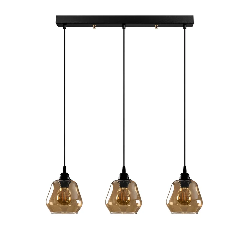 Suspension En Verre Et Metal