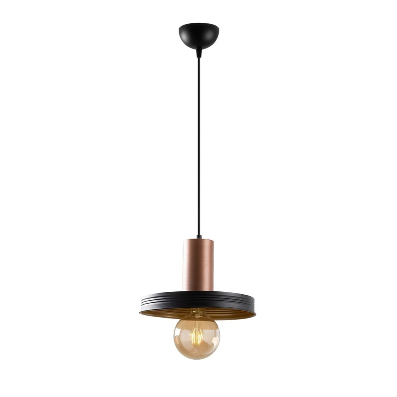 Suspension Metal Filaire Noir