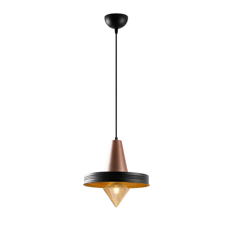 Suspension Fil De Metal Noir