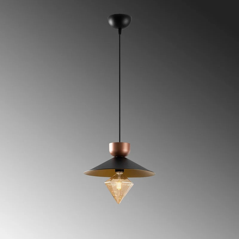 Suspension Cuisine Metal Noir