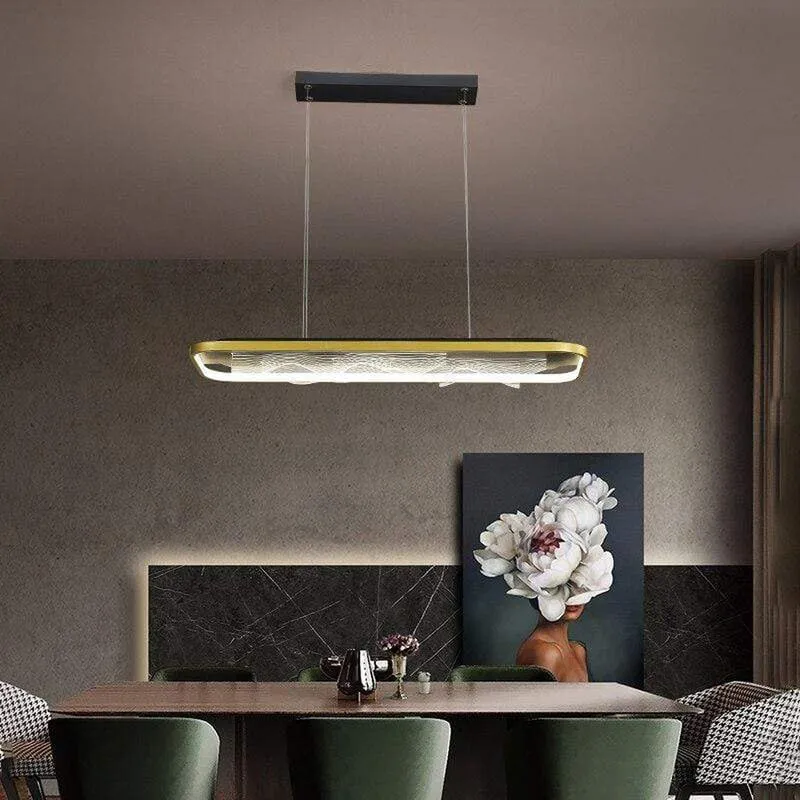 Suspension Couleur Or