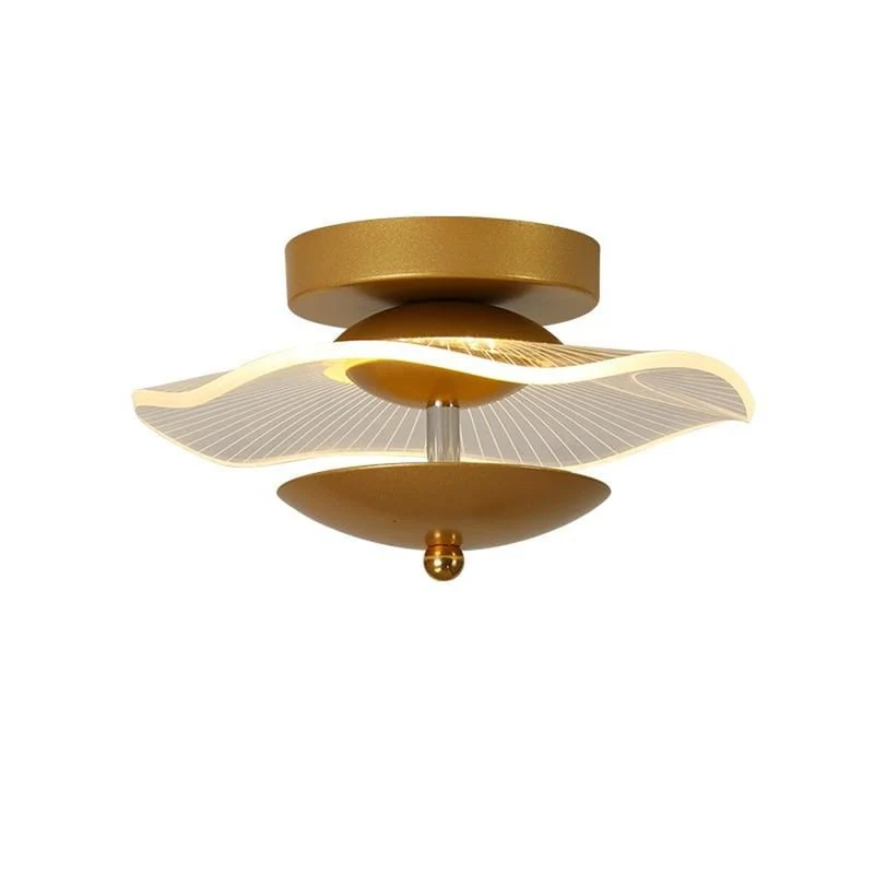 Plafonnier Doré Design