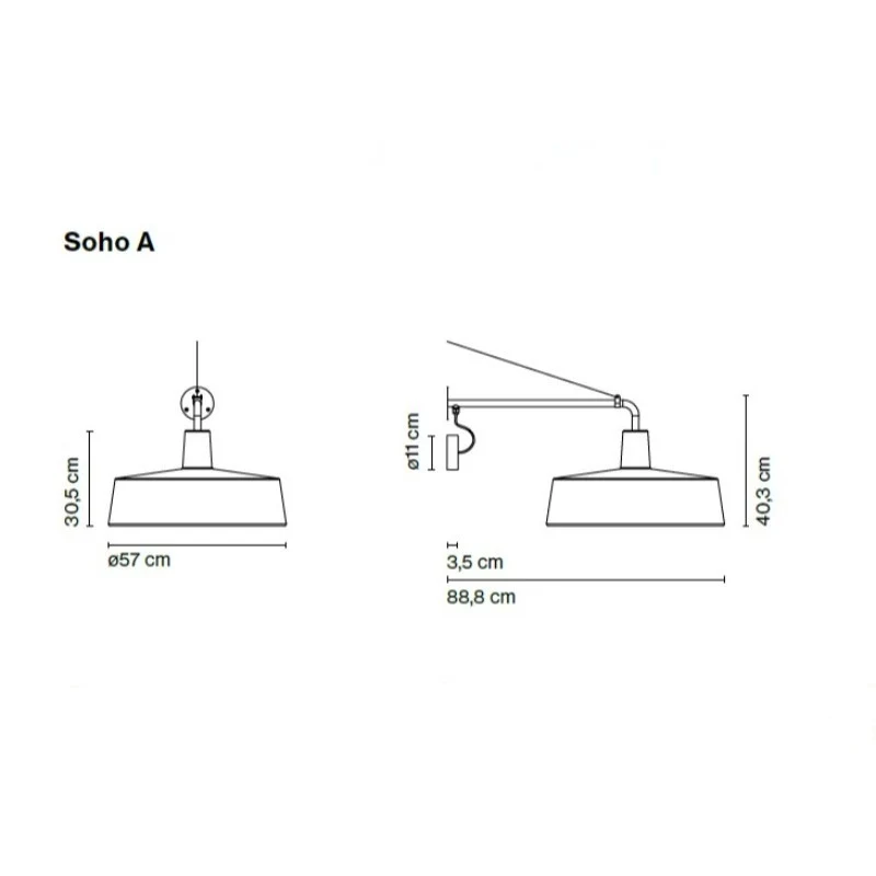 Marset Soho A Outdoor Wall Lamp