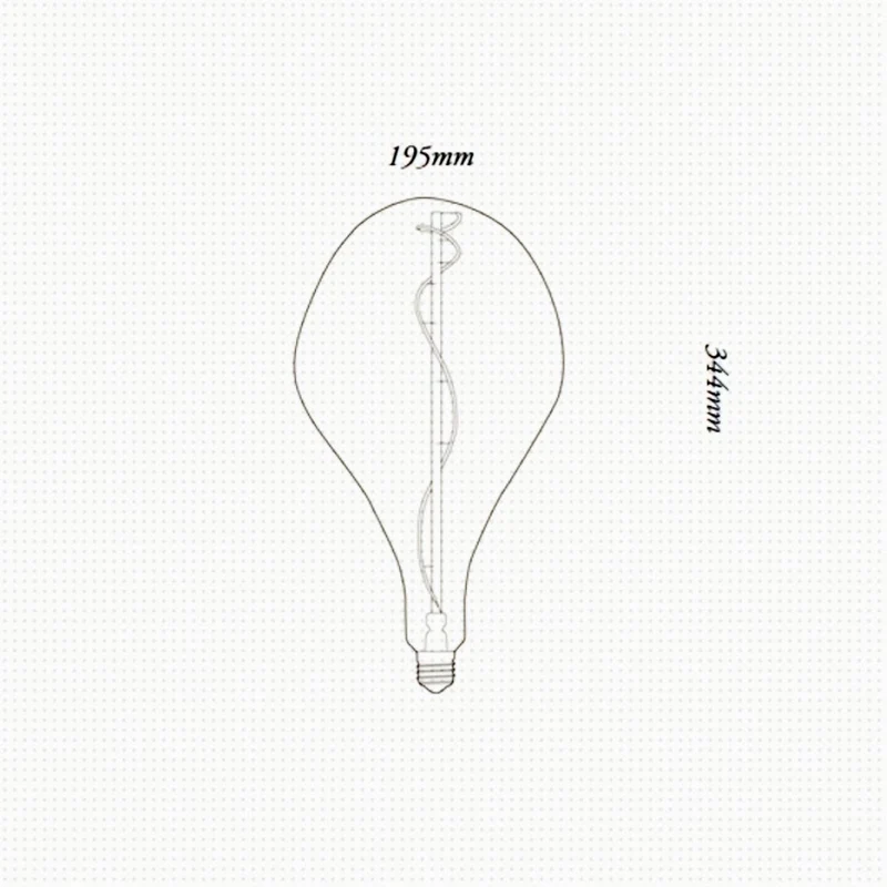 Tala Voronoi III E27 A195 Tinted - 250lm 2200K - Dimmable