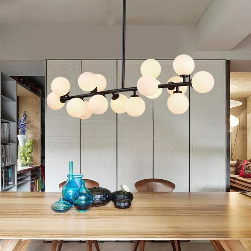 Lustre Suspension Métal Noir