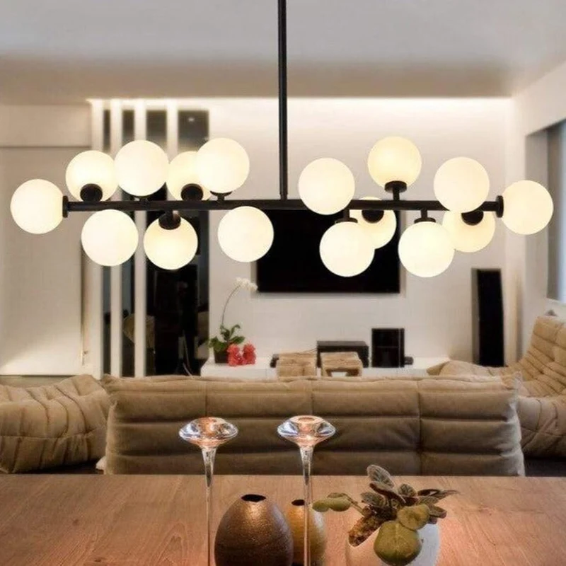 Lustre Suspension Métal Noir