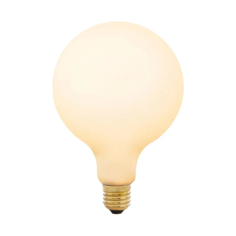 Tala Porcelain III E27 G125 Matte White - 540lm 2700K - Dimmable