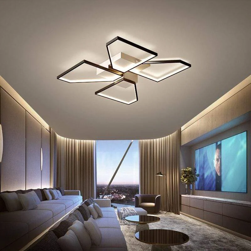 Lustre En Fer Noir
