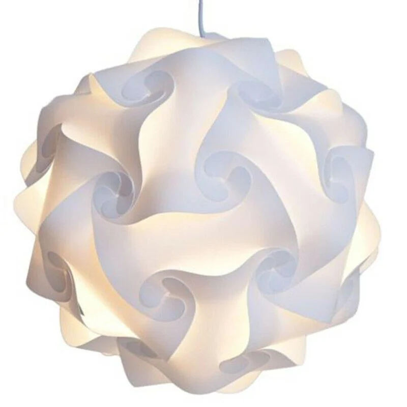 LUSTRE BLANC PLASTIQUE