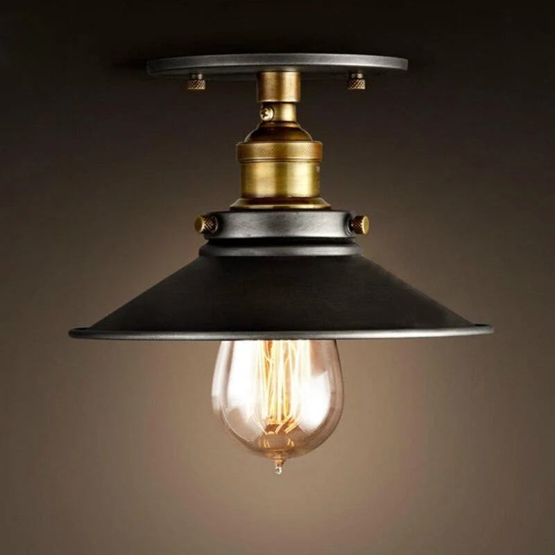 Lustre avec ampoule vintage