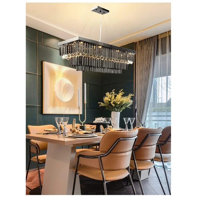 Lustre Cristal Noir